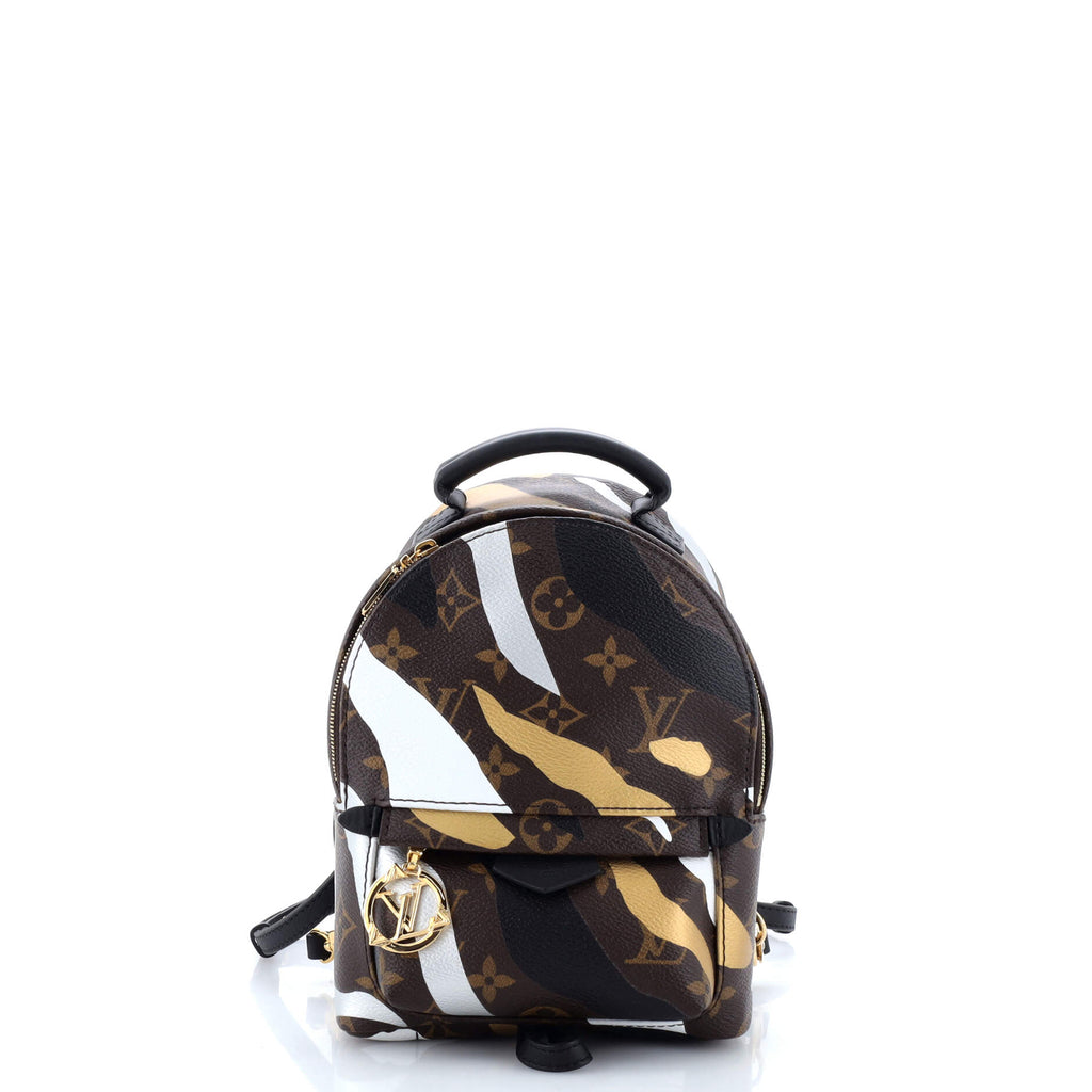 louis vuitton camo mini backpack Louis Vuitton Palm Springs Backpack Limited Edition LOL League of Legends  Monogram Canvas Mini Brown 32703433