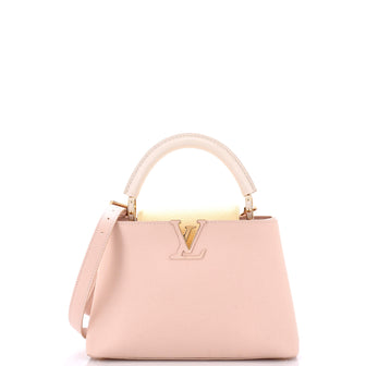 Louis Vuitton Flower Chain Capucines Bag Leather BB