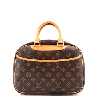 Louis Vuitton Trouville Handbag Monogram Canvas