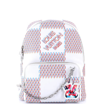 Louis Vuitton Racer Backpack Limited Edition Damier Spray Leather 327034