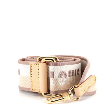 Louis Vuitton Logo Shoulder Strap Jacquard Wide