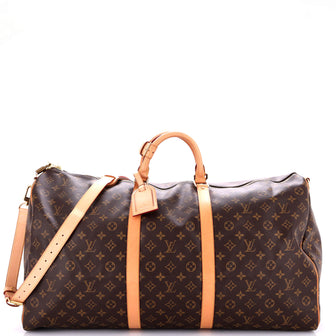Louis Vuitton Keepall Bandouliere Bag Monogram Canvas 60