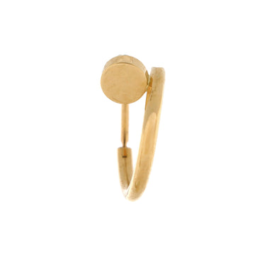 Cartier Juste un Clou Single Hoop Earring Earrings 18K Yellow Gold Small