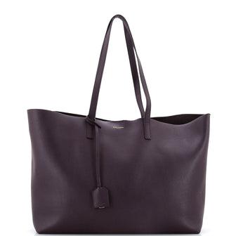 Saint Laurent Shopper Tote Leather Large