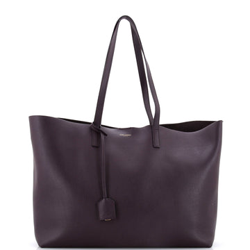 Saint Laurent Shopper Tote Leather Large