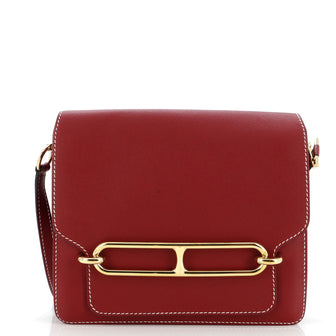 Red Roulis Hermes Roulis Bag Evercolor 23 Red 3270484