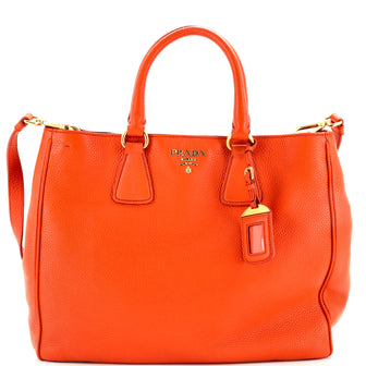 Prada Convertible Shopper Tote Vitello Daino Large