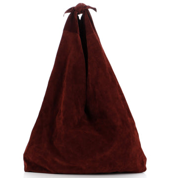 The Row Bindle Knot Hobo Suede