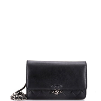 Chanel CC Box Wallet on Chain Quilted Calfskin