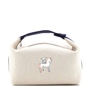 Hermes Bride-A-Brac Cabriole Travel Case Toile GM