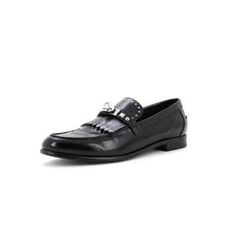 Hermes Women's Destin Fringe Loafers Studded Leather