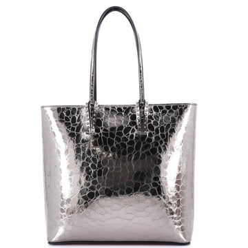 Christian Louboutin Cabata North South Zipped Tote Crocodile Embossed Leather
