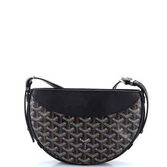 Goyard Hirondelle Shoulder Bag Coated Canvas and Leather