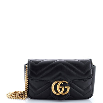Gucci GG Marmont Flap Bag Matelasse Leather Super Mini