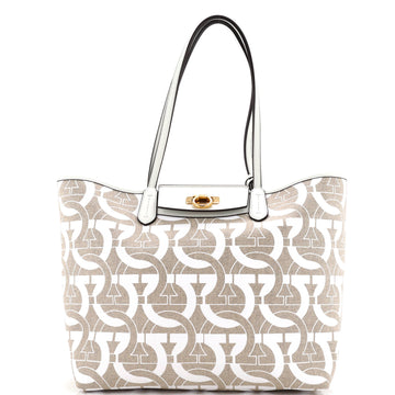 Salvatore Ferragamo Gancini Tote Gancini Canvas