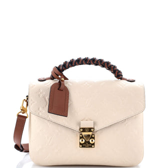 Louis Vuitton Braided Handle Pochette Metis Monogram Empreinte Leather