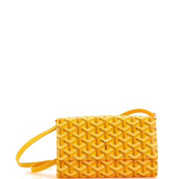 Goyard Varenne Continental Wallet with Strap Coated Canvas