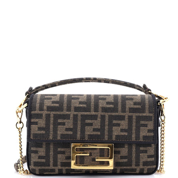 Fendi Baguette NM Bag Zucca Canvas Mini