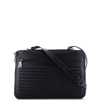 Bottega Veneta Slim Zip Around Briefcase Intrecciato Nappa