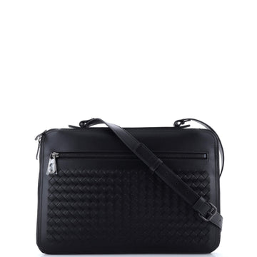 Bottega Veneta Slim Zip Around Briefcase Intrecciato Nappa