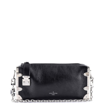 Louis Vuitton Slim Trunk Bag Calfskin Leather
