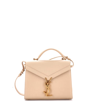 Saint Laurent Cassandra Top Handle Bag Leather Mini