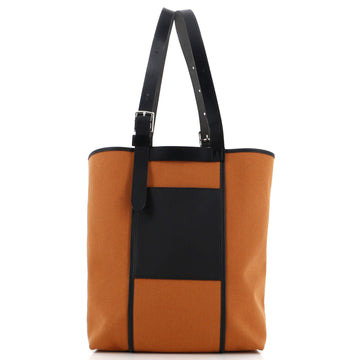 Hermes Etriviere Pocket Tote Toile and Leather 27