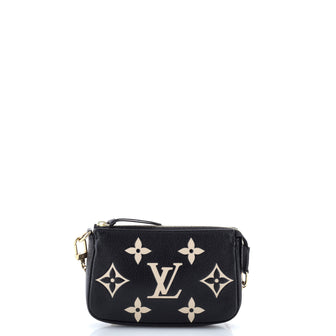 Louis Vuitton Pochette Accessoires Bicolor Monogram Empreinte Giant Mini