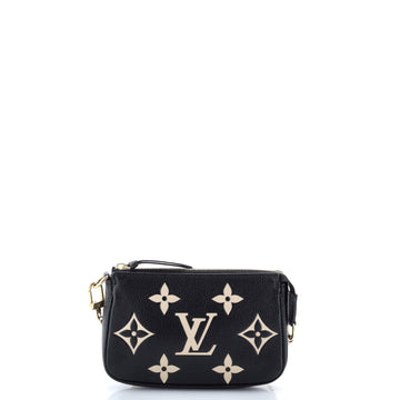 Louis Vuitton Pochette Accessoires Bicolor Monogram Empreinte Giant Mini