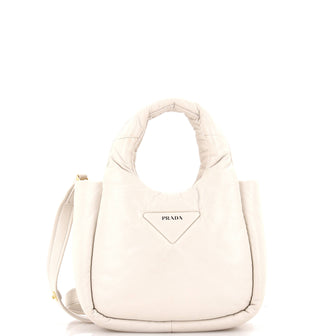 Prada Padded Soft Tote Leather Mini