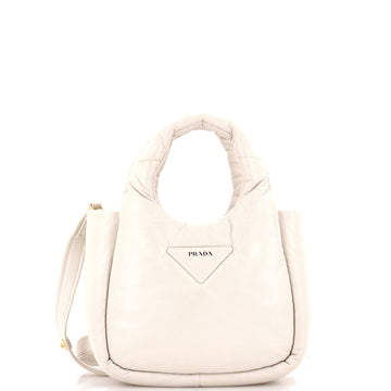 Prada Padded Soft Tote Leather Mini