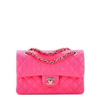 Chanel Classic Double Flap Bag Quilted Caviar Small