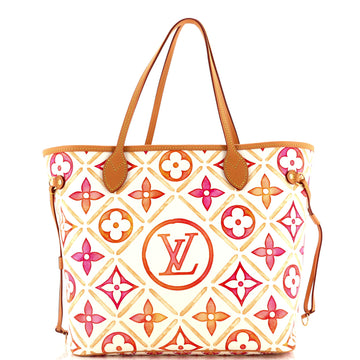 Louis Vuitton Neverfull NM Tote By The Pool Monogram Tile Canvas MM