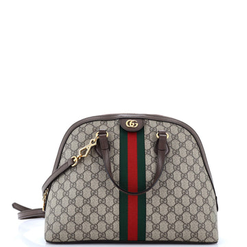Gucci Ophidia Dome Top Handle Bag GG Coated Canvas Medium