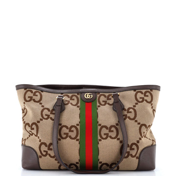 Gucci Ophidia Shopping Tote Jumbo GG Canvas Medium