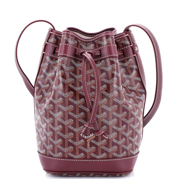 Goyard Petit Flot Bucket Bag Coated Canvas PM