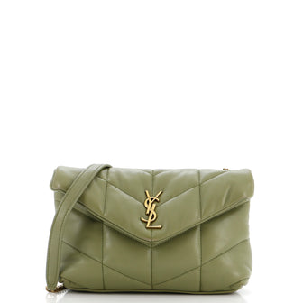 Saint Laurent Loulou Puffer Shoulder Bag Quilted Leather Mini