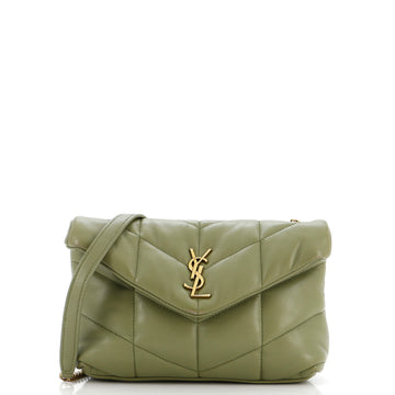 Saint Laurent Loulou Puffer Shoulder Bag Quilted Leather Mini