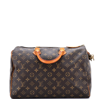 Louis Vuitton Speedy Handbag Monogram Canvas 35