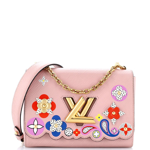 Louis Vuitton フラワーモチーフ パーティーバッグ Louis Vuitton Twist Handbag Limited Edition Flower Embellished Epi