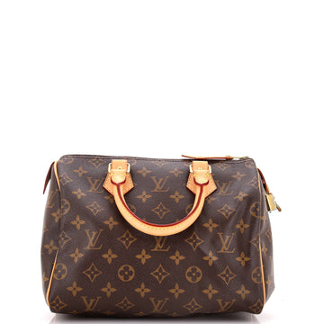 Louis Vuitton Speedy Handbag Monogram Canvas 25