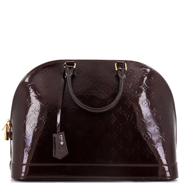 Louis Vuitton Alma Handbag Monogram Vernis GM