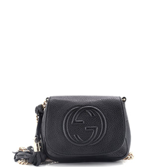 Gucci Soho Chain Crossbody Bag Leather Small