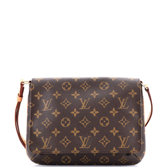 Louis Vuitton Musette Tango Handbag Monogram Canvas