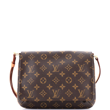 Louis Vuitton Musette Tango Handbag Monogram Canvas