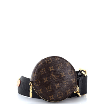 Louis Vuitton Multi Pochette Accessoires Bandouliere Shoulder Strap Canvas with Monogram Canvas