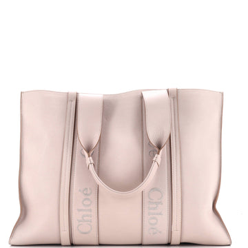 Chloe Woody Tote Leather Large