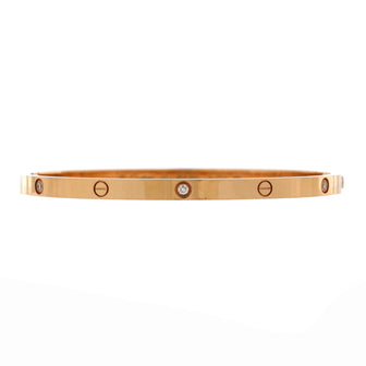 Cartier Love 6 Diamond Bracelet 18K Rose Gold and Diamonds Small