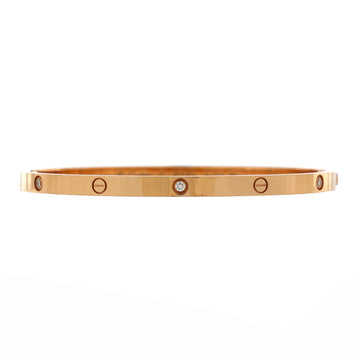 Cartier Love 6 Diamond Bracelet 18K Rose Gold and Diamonds Small