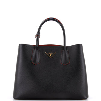 Prada Cuir Double Tote Saffiano Leather Medium